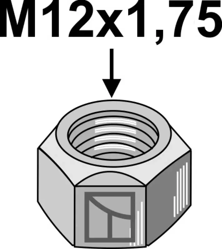 Sicherungsmutter - M12 - 10.9